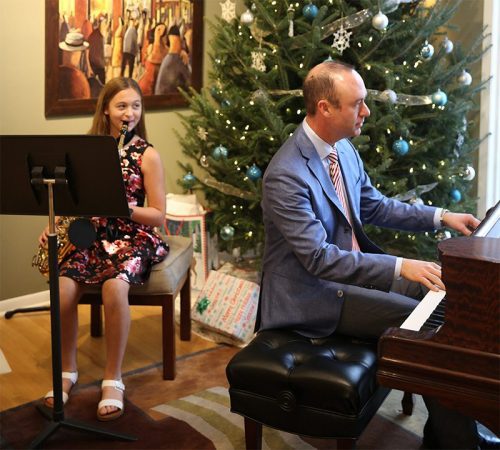 Christmas with Jeff Coplan at the piano